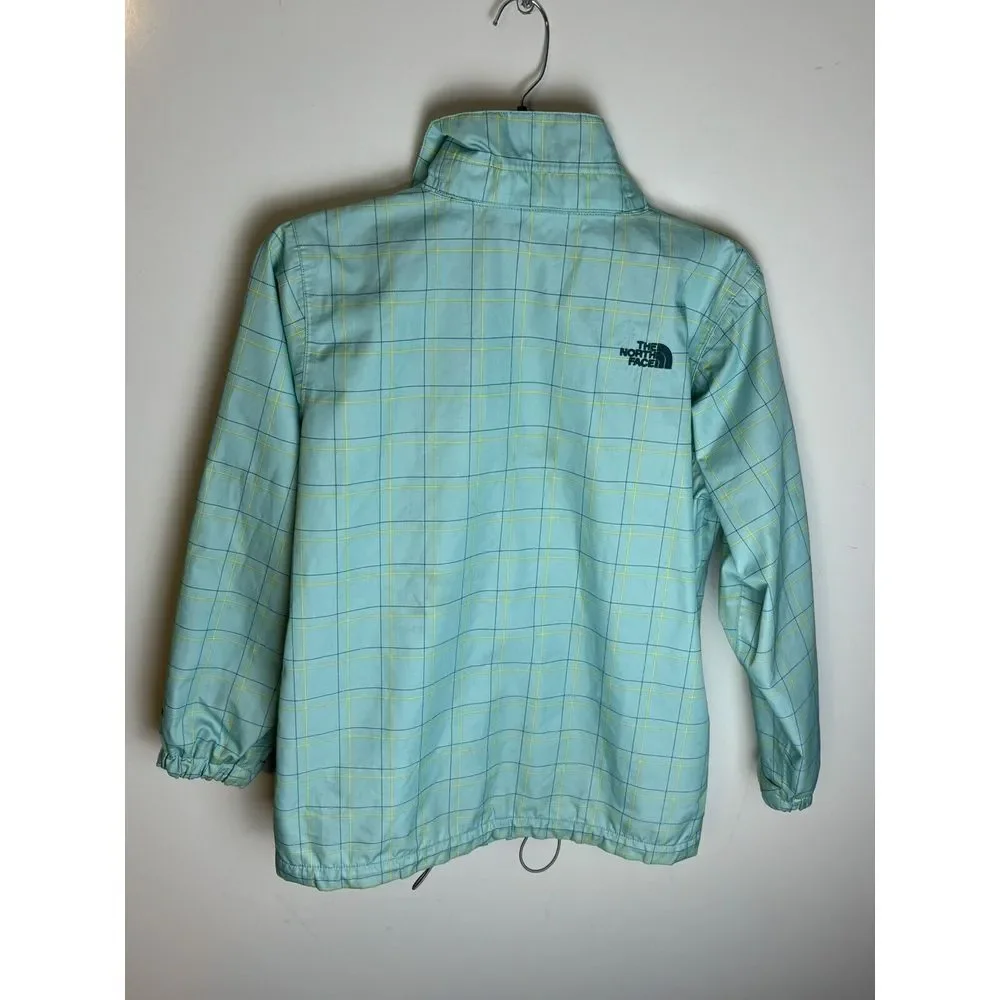 The North Face GIRLS 14-16 Hyvent Ski Jacket AQUA YELLOW NO‎ LINER